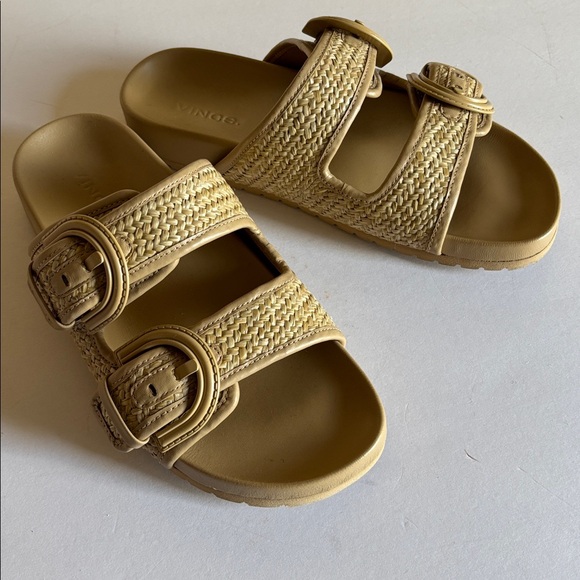 Vince GRIFFITH SLIDE SANDAL IN NATURAL main image 4